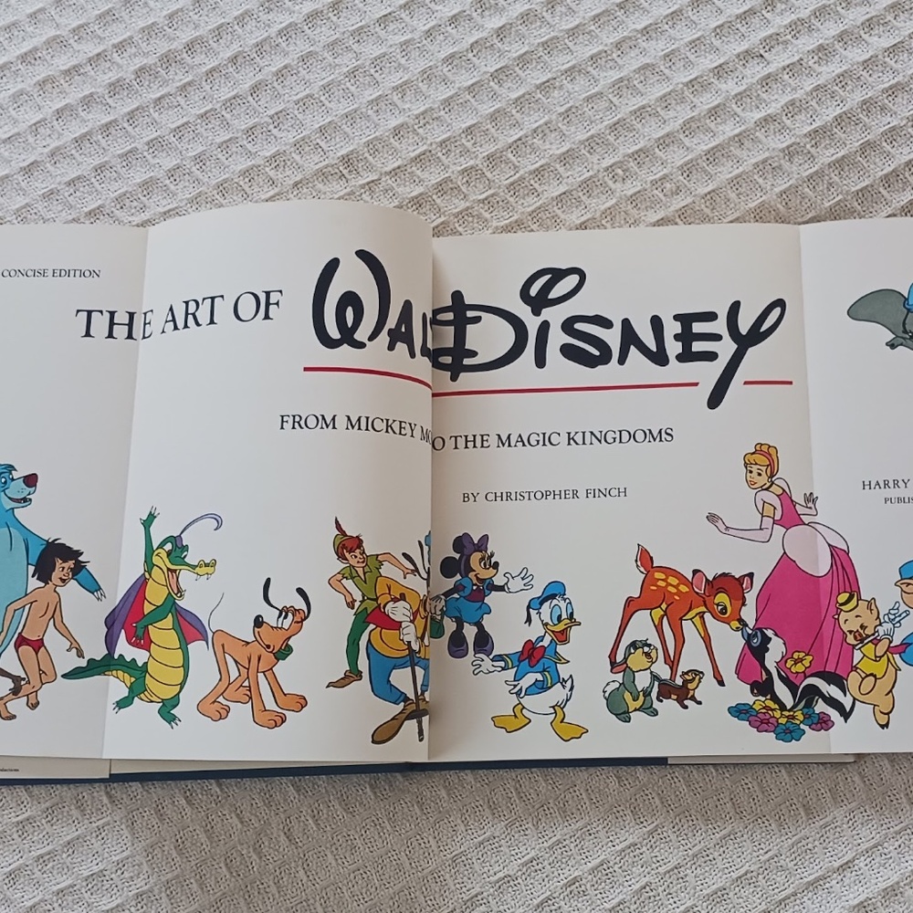 Collectible "The Art of Walt Disney" hardcover book, 1975 edition